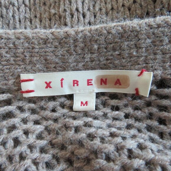 XIRENA Lander Striped Open Front Alpaca Blend Cardigan Bohemian Comfy - Size M - Picture 13 of 13